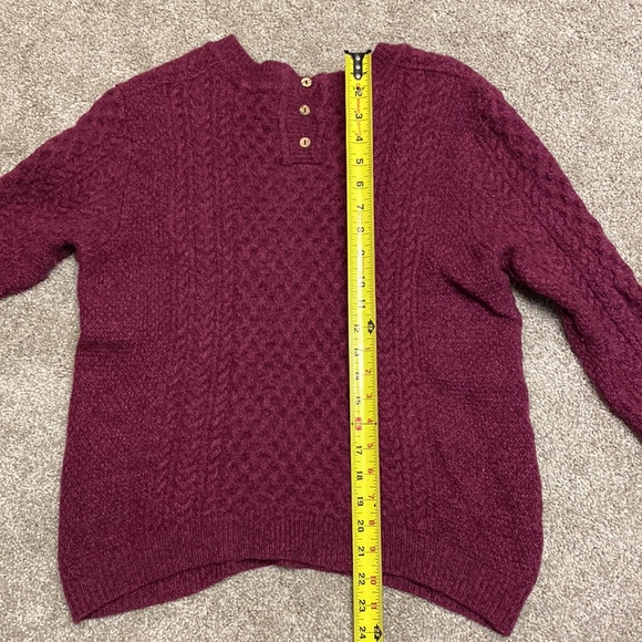 Maroon Blarney Aran Originals sweater - Picture 5 of 9